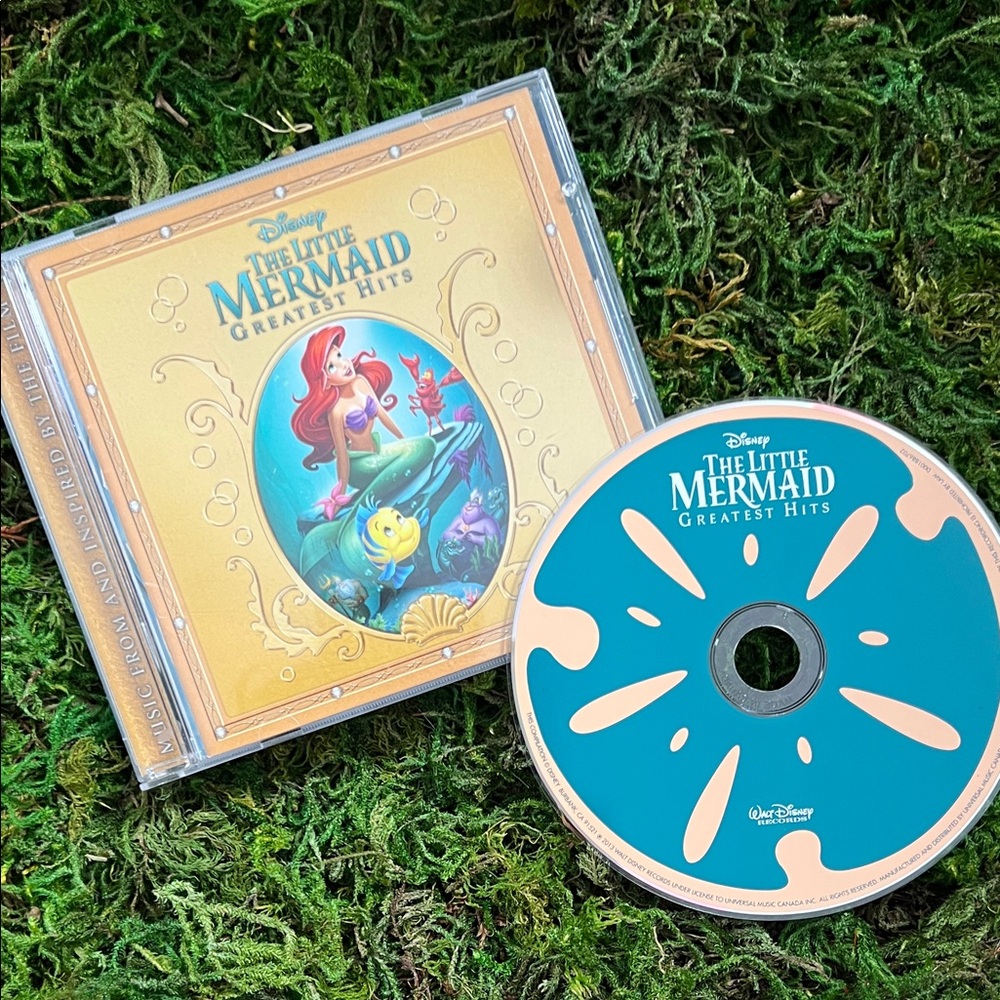 RETRO Disney Little Mermaid Greatest Hits CD 💿 2013 media Ariel